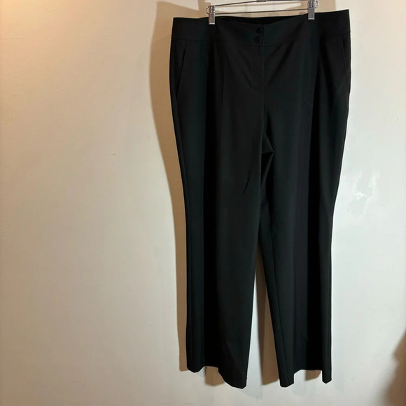 TALBOTS SZ 18 Straight Leg Unlined Classic Capsule Wardrobe Trousers Pants NEW - Picture 2 of 9